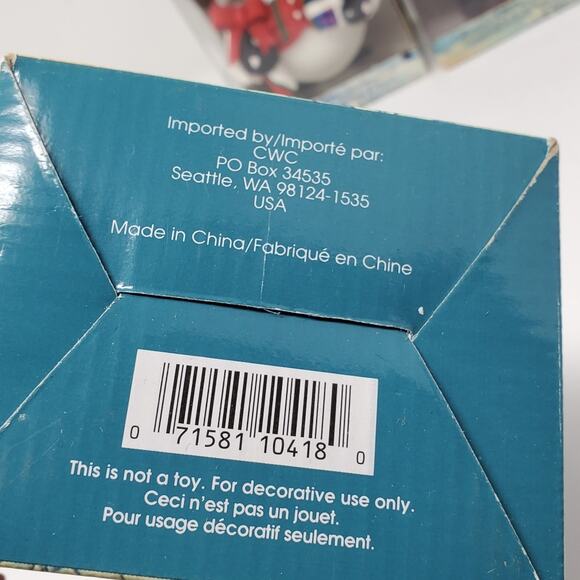 Vintage Traditions Set of 3 Glass Decoration Ornaments New in Box - Picture 6 of 9